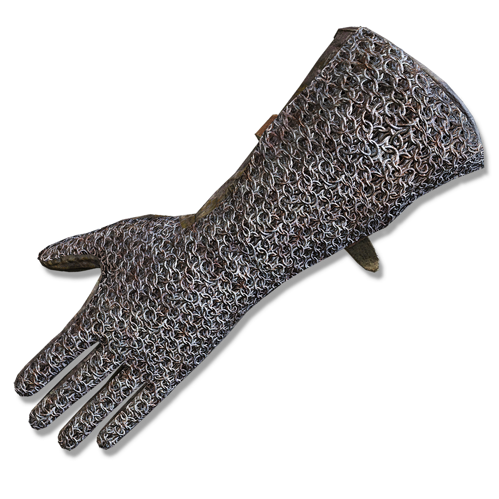 Gants élimés