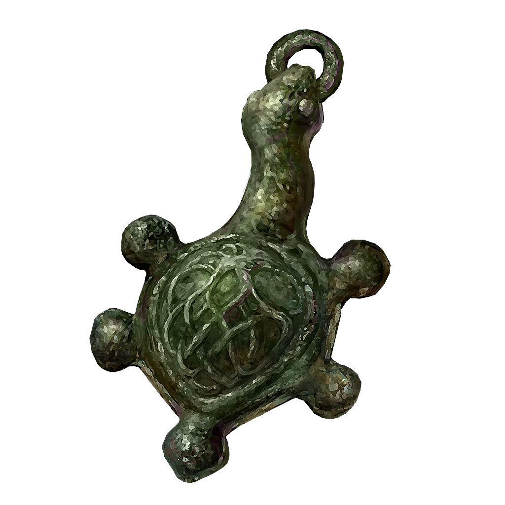 Talisman de tortue verte