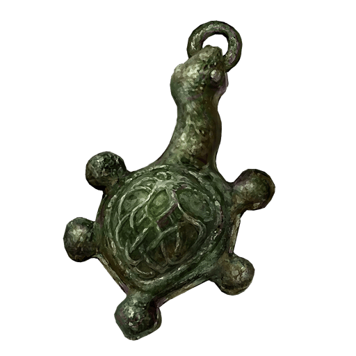 Talisman de tortue verte