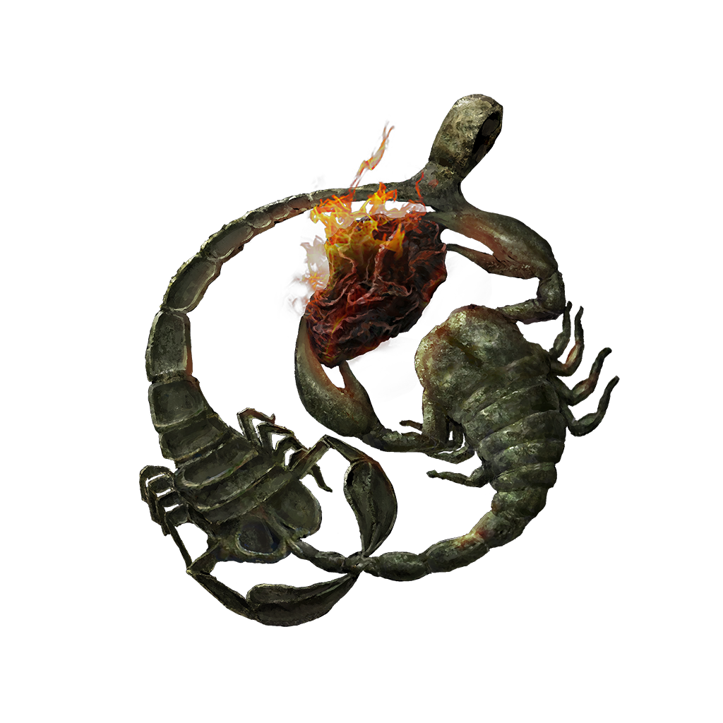 Talisman du scorpion de feu